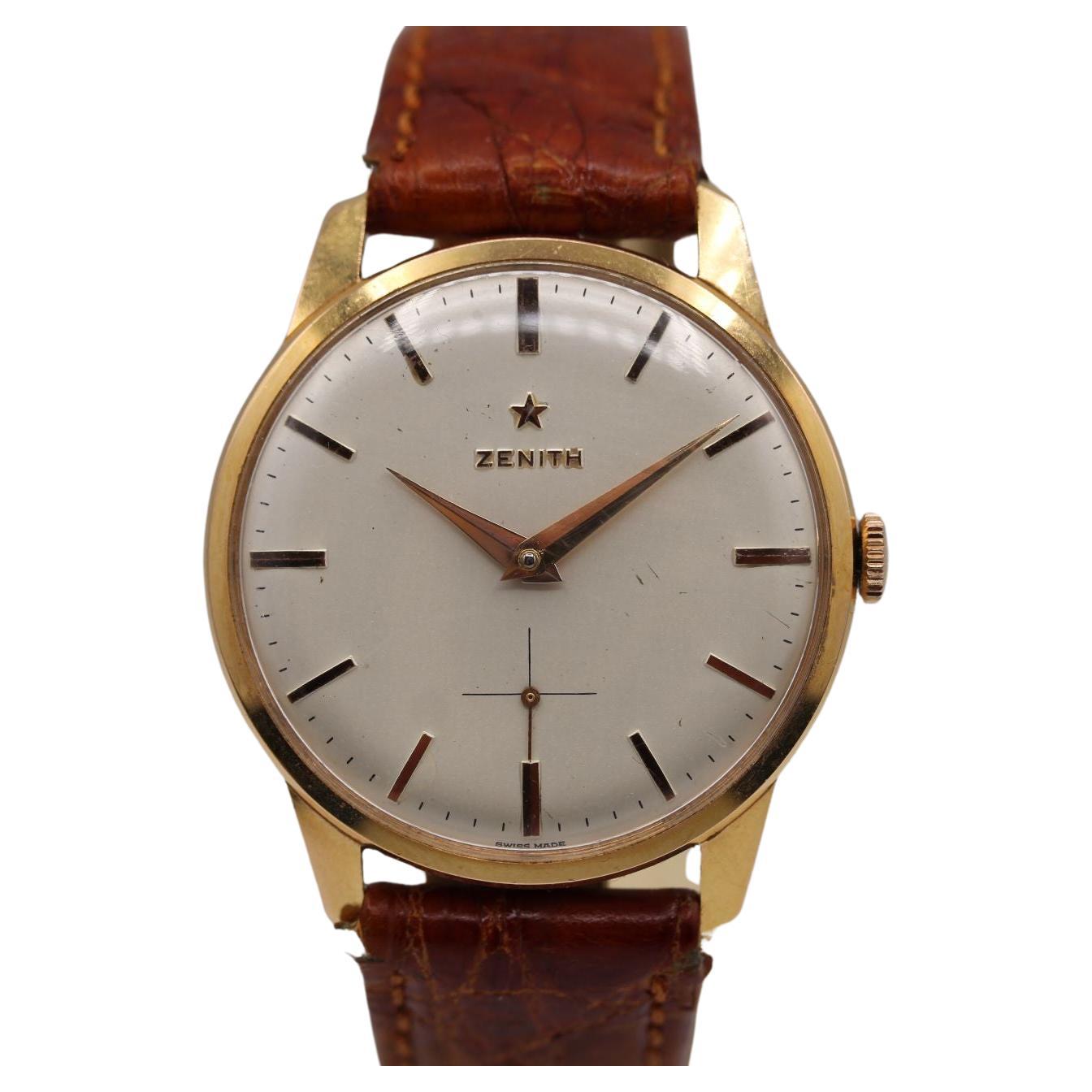 Zenith 18ct Rose Gold  Cal.40 For Sale