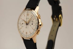 Zenith Roségold-Armbanduhr mit Handaufzug:: circa 1950