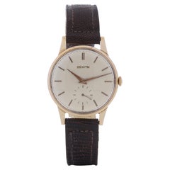 Zenith 18kt Gold Handaufzug Uhr