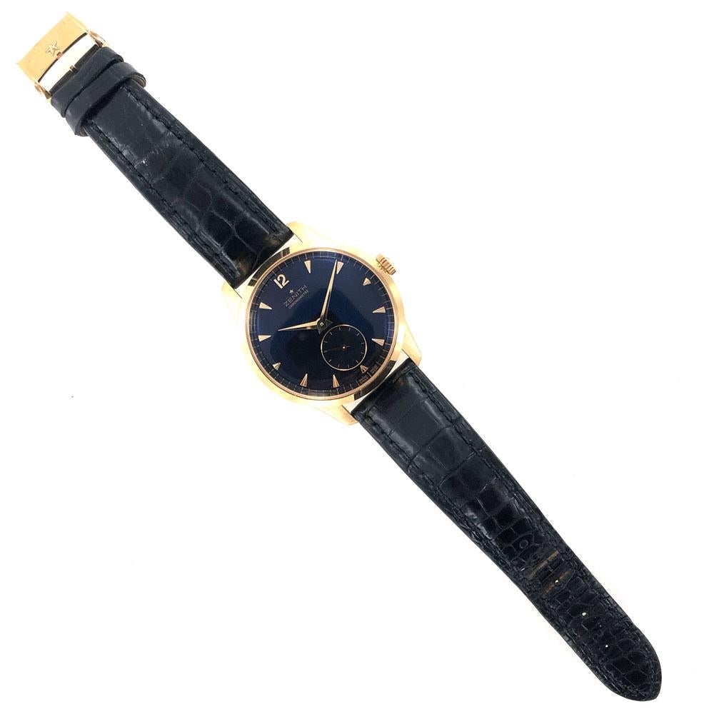 Zenith 1955 Limited Edition 18 Karat Rose Gold Chronometre Watch 2