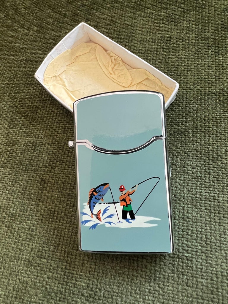 Rare Zenith 1970s Windproof Patrol Lighter Circa 1970 For Sale at