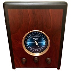 Zenith 5s237 Art Deco Restauriertes Röhrenradio Bluetooth