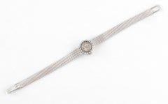 Zenith, un orologio da donna con bracciale a carica manuale in oro bianco 18 carati e diamanti incastonati