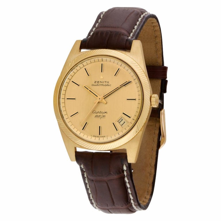 Zenith Academy AF/P, White Dial, Certified and Warranty For Sale at 1stdibs