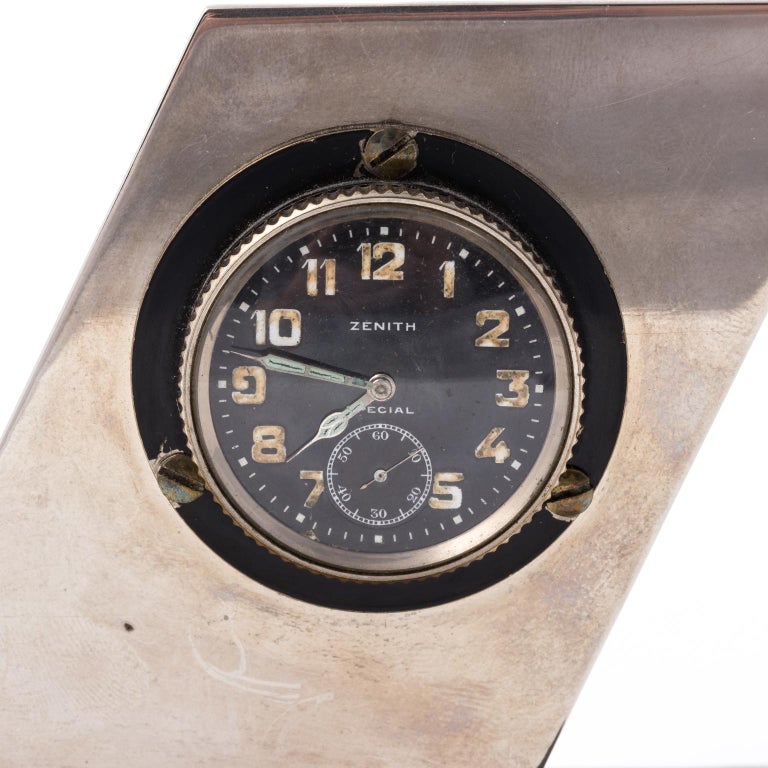 Zenith Airplane Cockpit Clock at 1stDibs