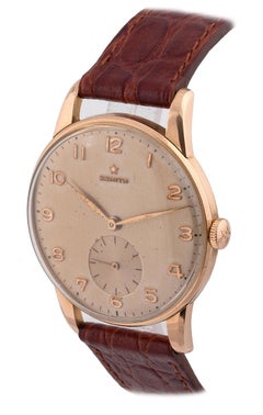 Zenith, An 18 Karat Gold Manual Wind Wristwatch