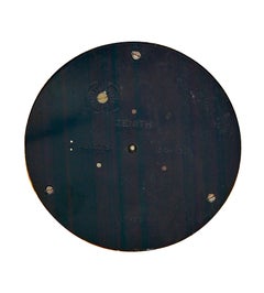 Zenith Art Deco Grat und Messing Wanduhr