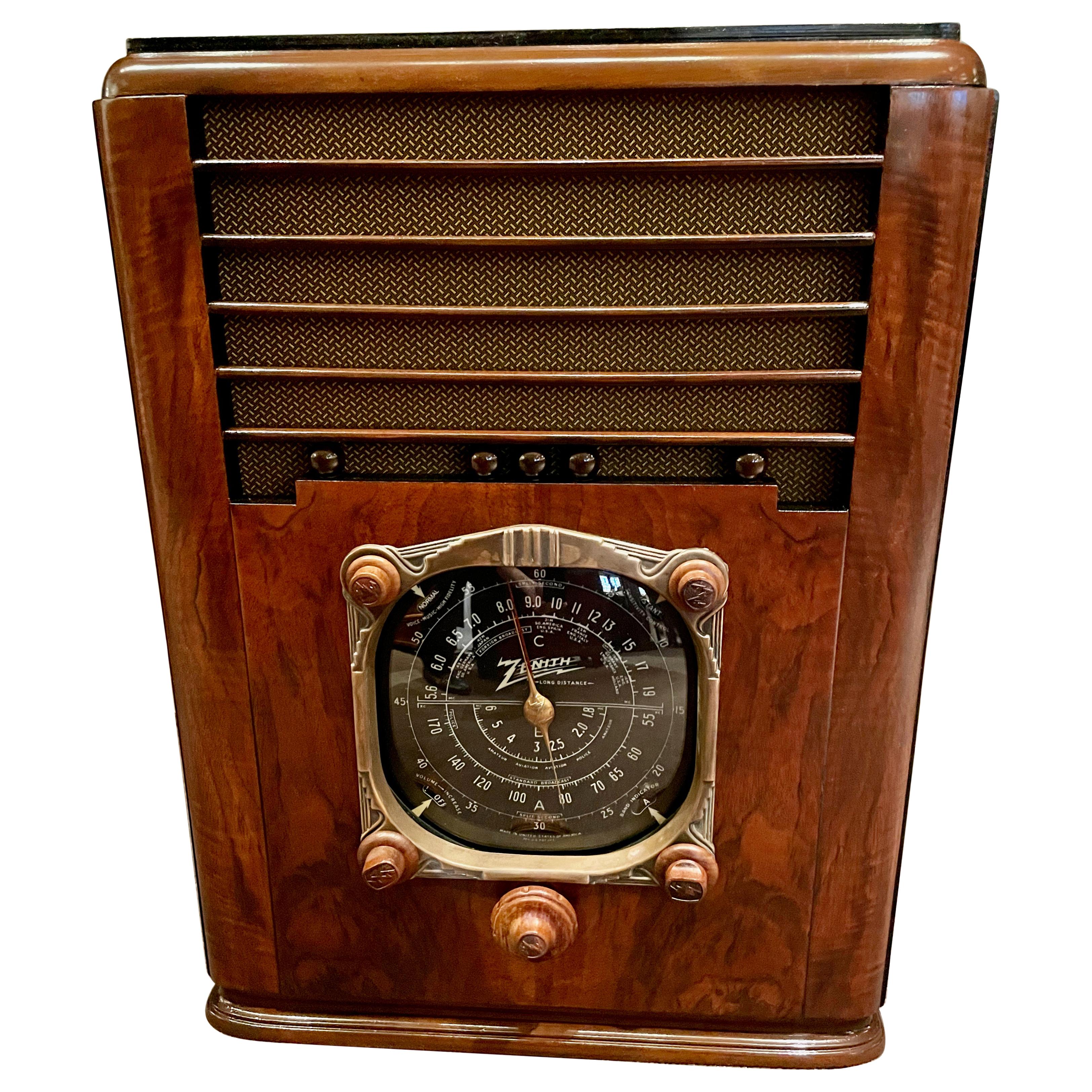 Zenith Art Deco Radio 6-S-128 Tombstone '1937' Bluetooth