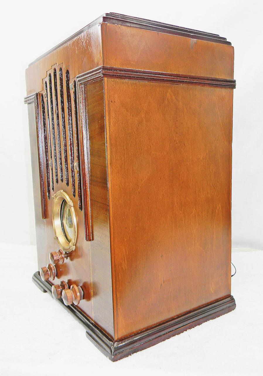 Art Déco Radio Zenith Art Deco Modello 808 Tombstone '1935' Bluetooth in vendita