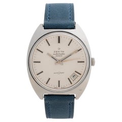 Zenith Autosports 28000, caja de acero inoxidable de 36 mm, Cal 2562 Auto Mvmt, c1970