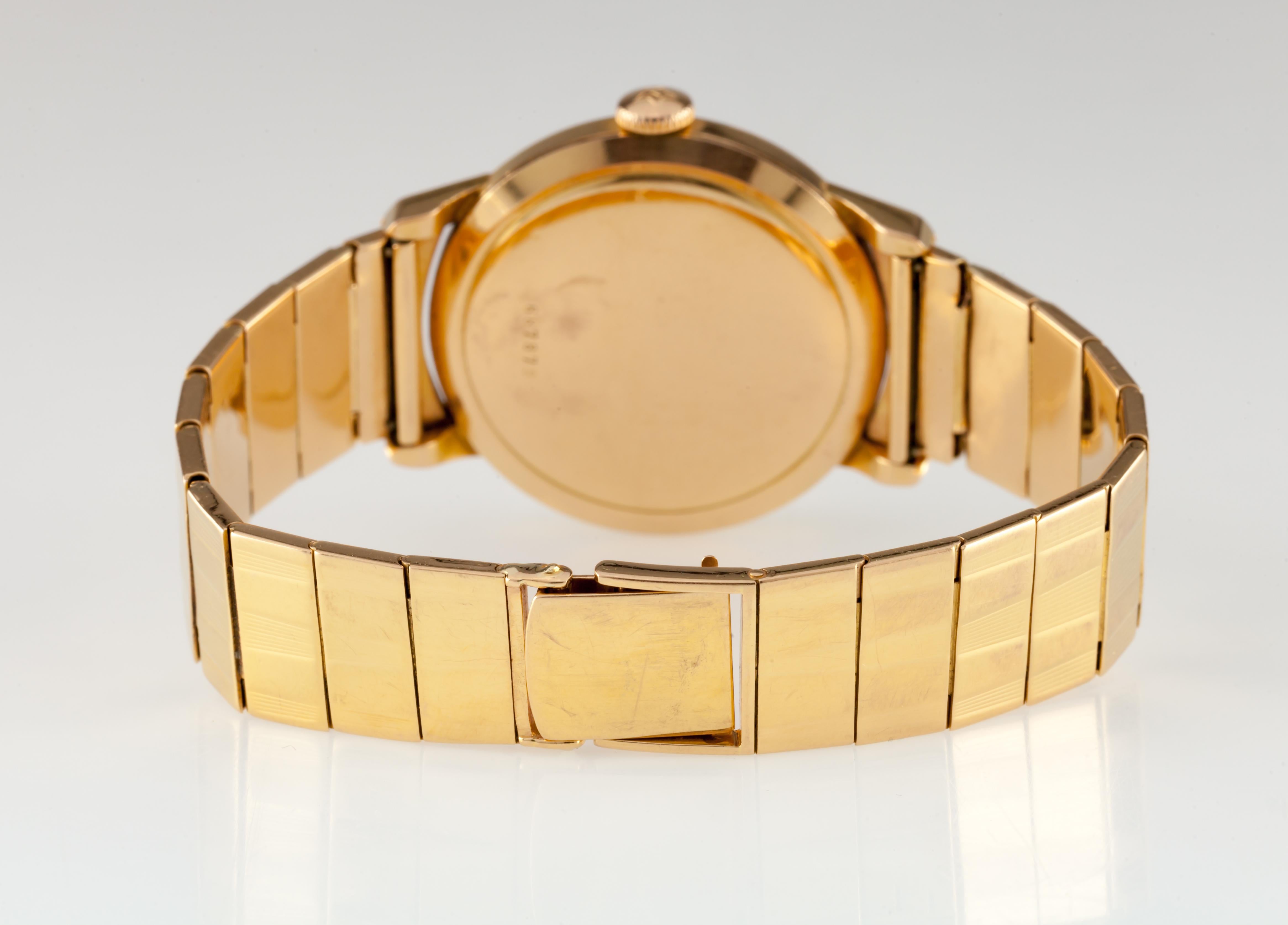 Zenith Montre mécanique Port Royal en or jaune 18 carats Cal. 135 avec bracelet d'origine en vente 1