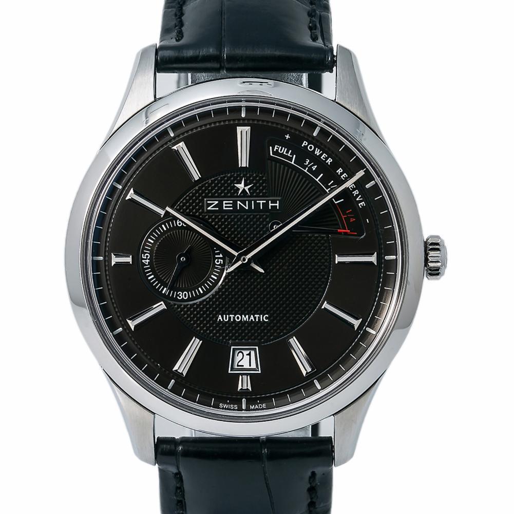 Men's Zenith Captain Elite 03.2120.685/22.C493, Black Dial, Certified For Sale