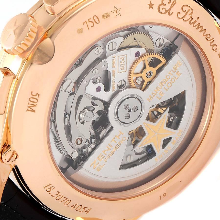 Zenith Captain Winsor Annual Calendar Rose Gold Mens Watch 18.2070.4054 Unworn en vente 2