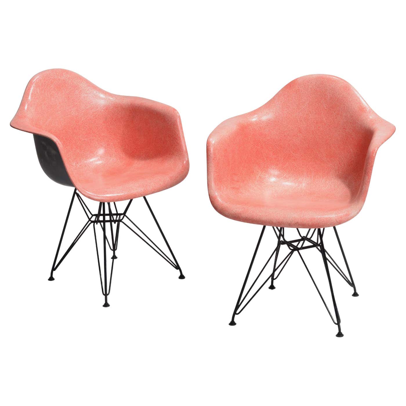 Zenith Charles Eames DAR Fiberglass Shell Chairs For Sale at 1stDibs