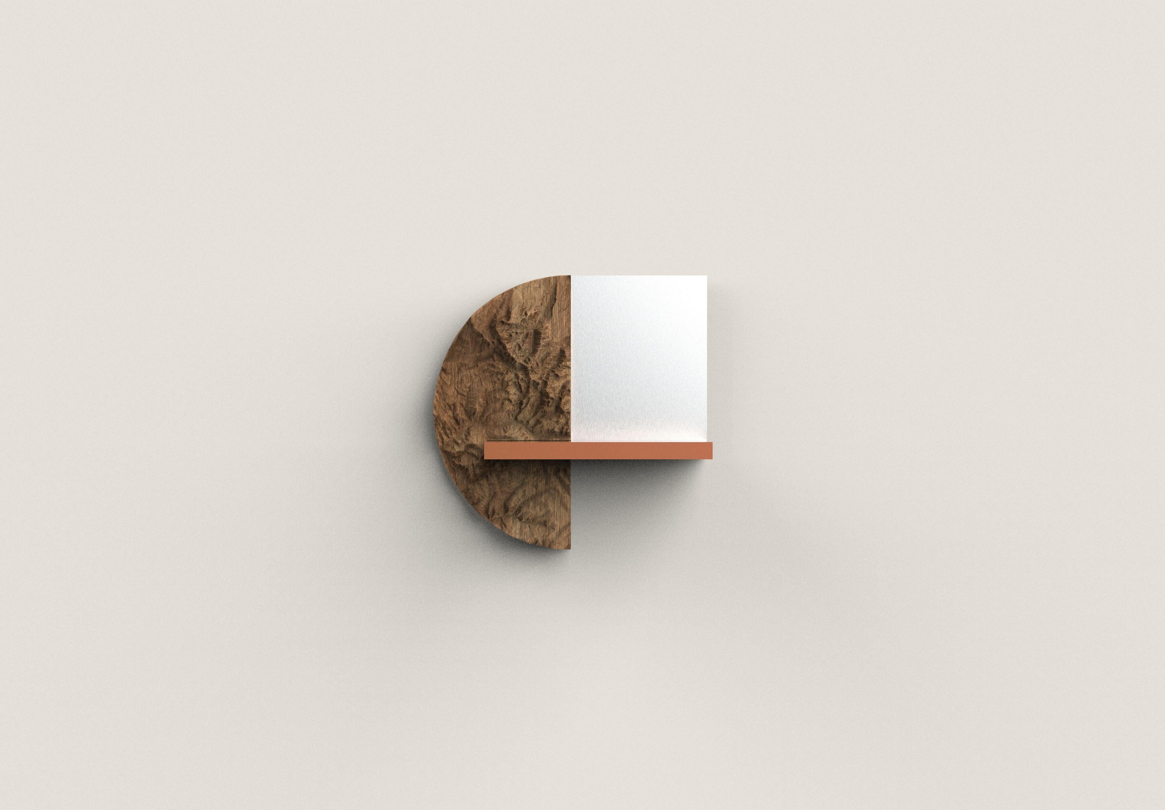 Post-Modern Zenith Cherry Wood, Glossy Lacquered, Bevelled Mirror by DOLOMITISCH For Sale