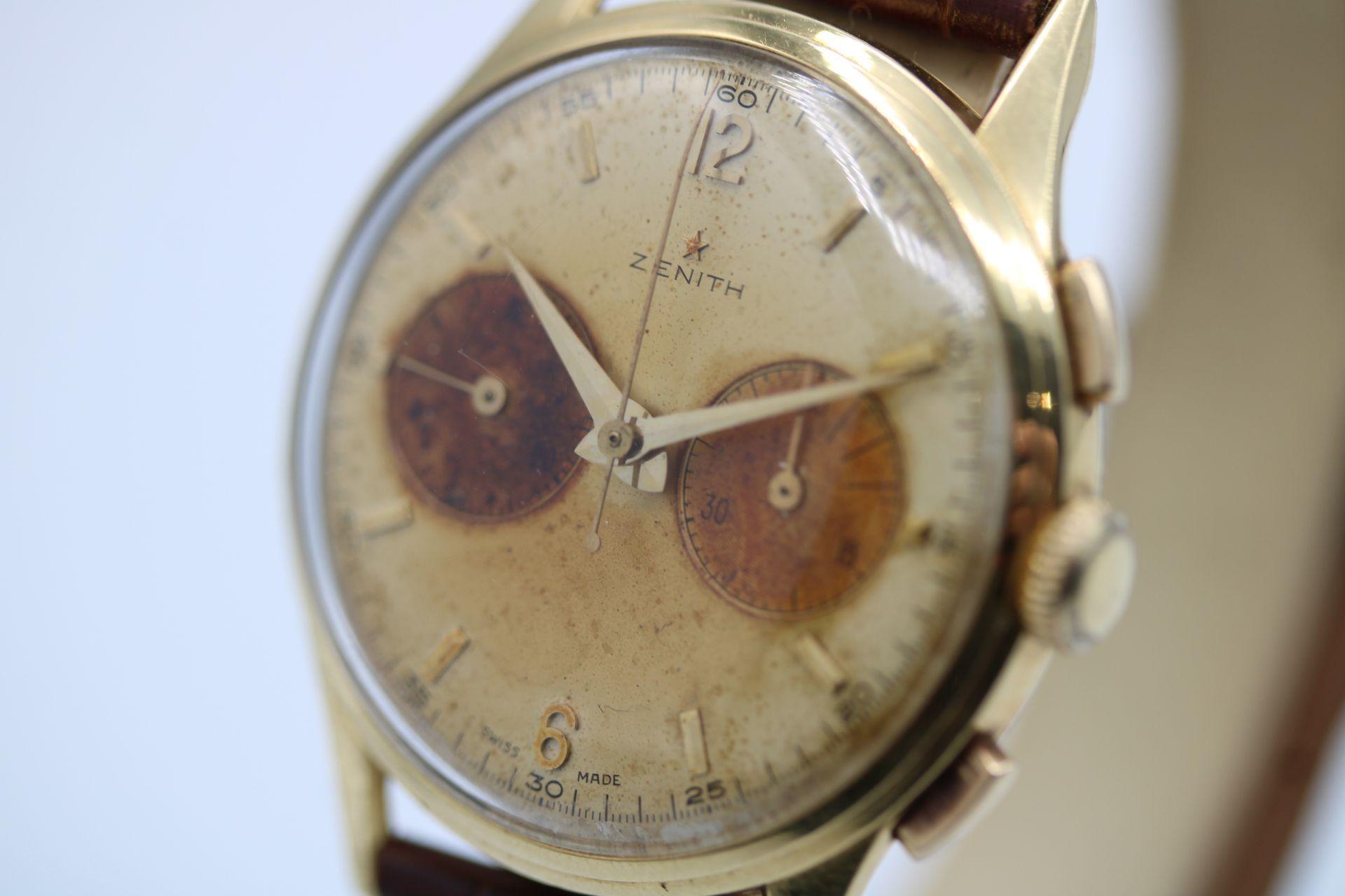 Zenith Chronograph 18ct Cal 156.17 For Sale 2