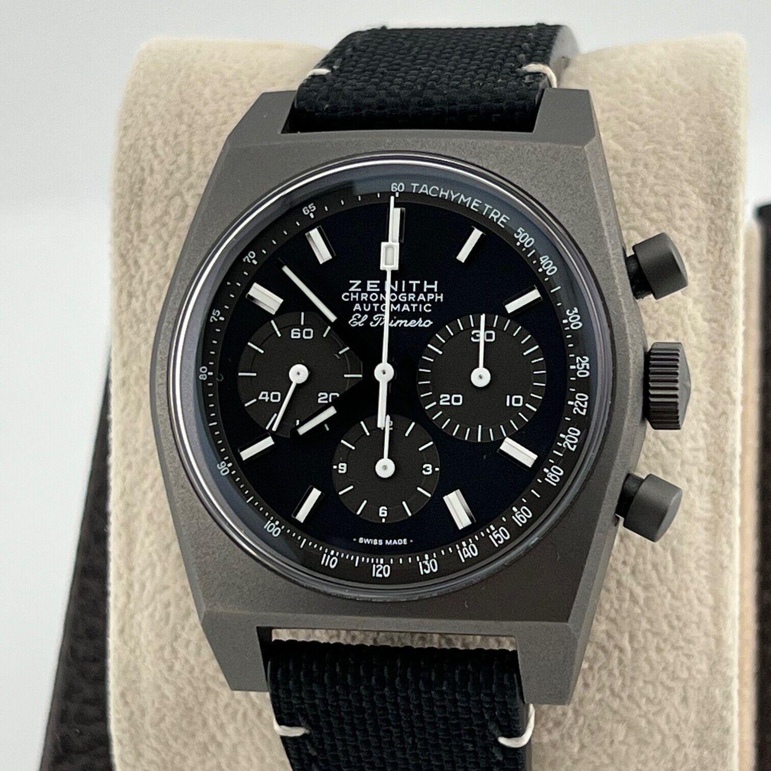 Zenith Chronomaster Revival Schatten 97.T384.4061/21.C822 Titan-Box-Papier aus Titan 1