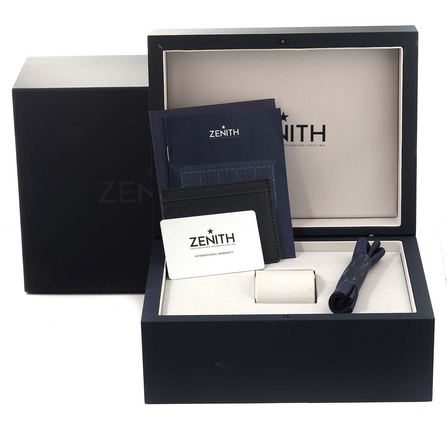 Zenith Chronomaster Sport El Primero Steel Rose Gold Watch 51.3100.3600 Unworn For Sale 1