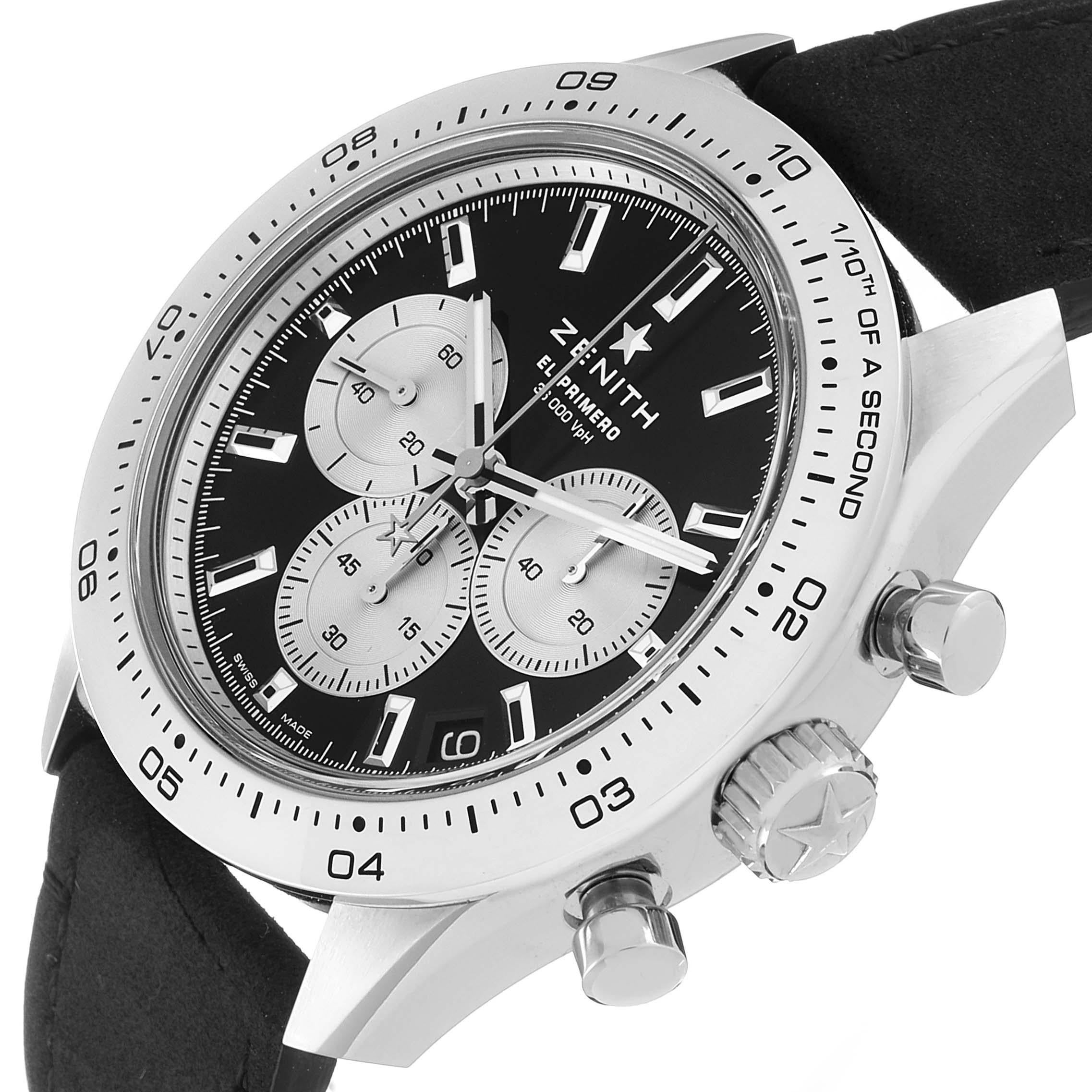 Zenith Chronomaster Sport Limited Edition White Gold Watch 65.3101.3600 Box Card For Sale 1