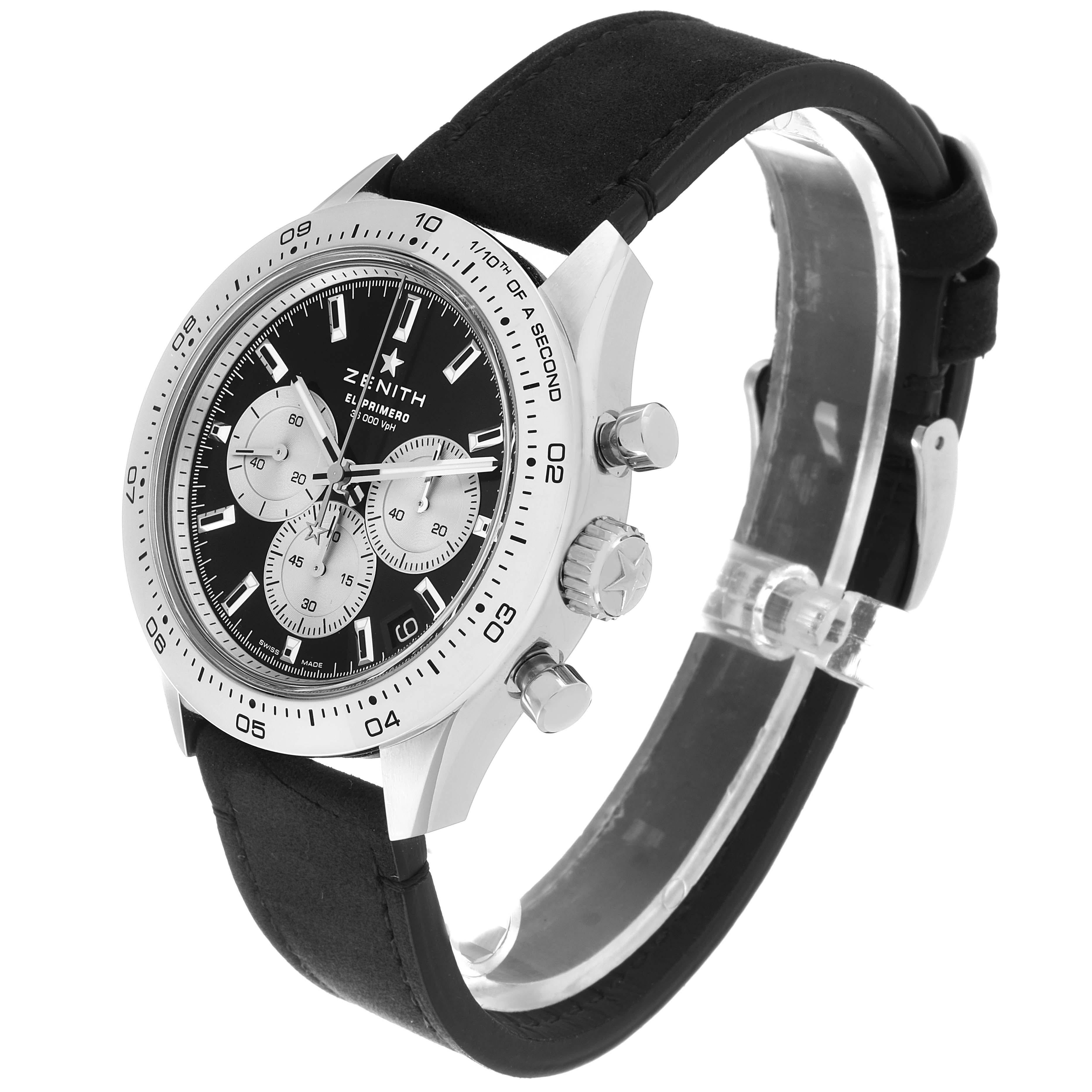Zenith Chronomaster Sport Limited Edition White Gold Watch 65.3101.3600 Box Card For Sale 4