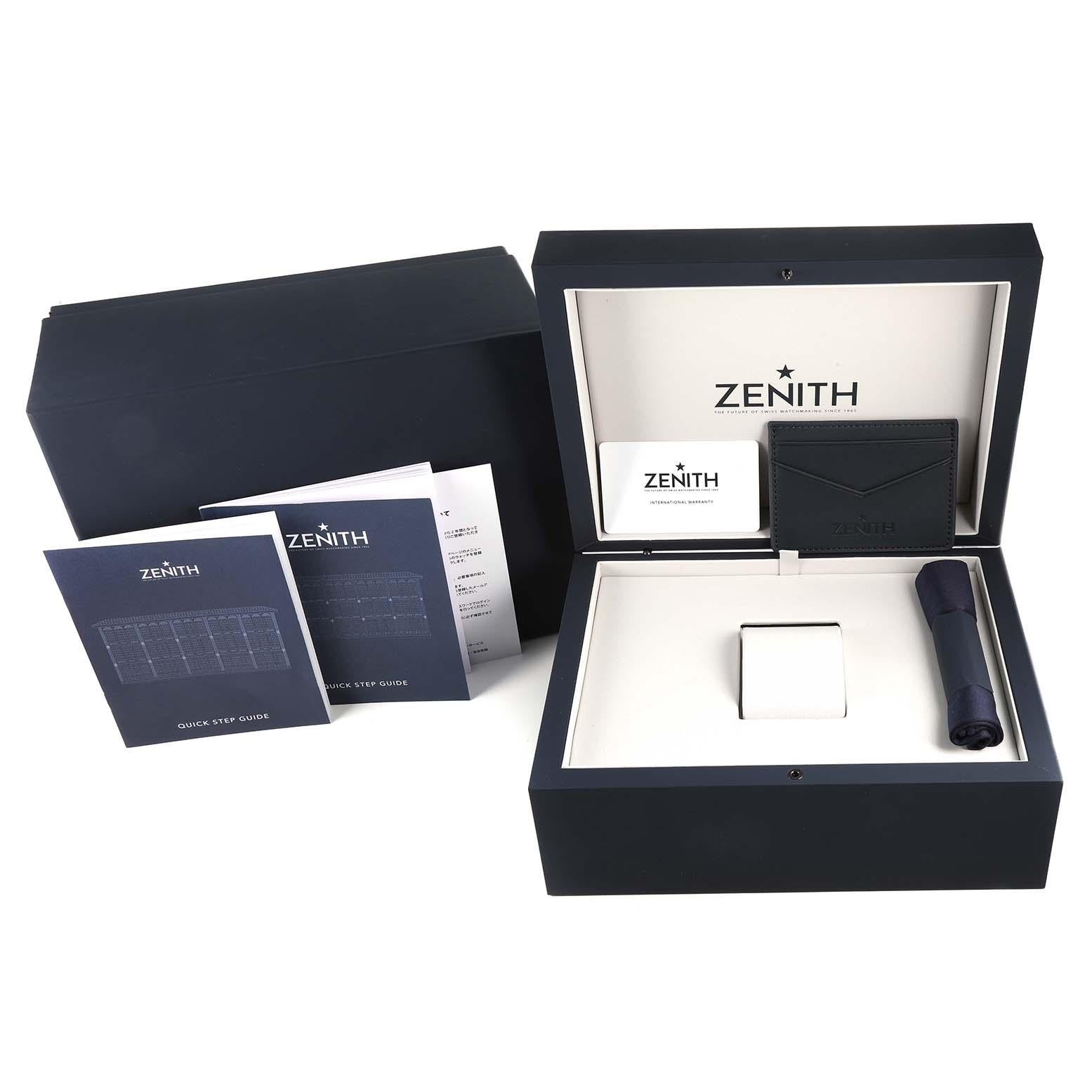 Zenith Chronomaster Sport Rosa Limited Edition Stahluhr 03.3109.3600 Ungetragene im Zustand „Gut“ in Atlanta, GA