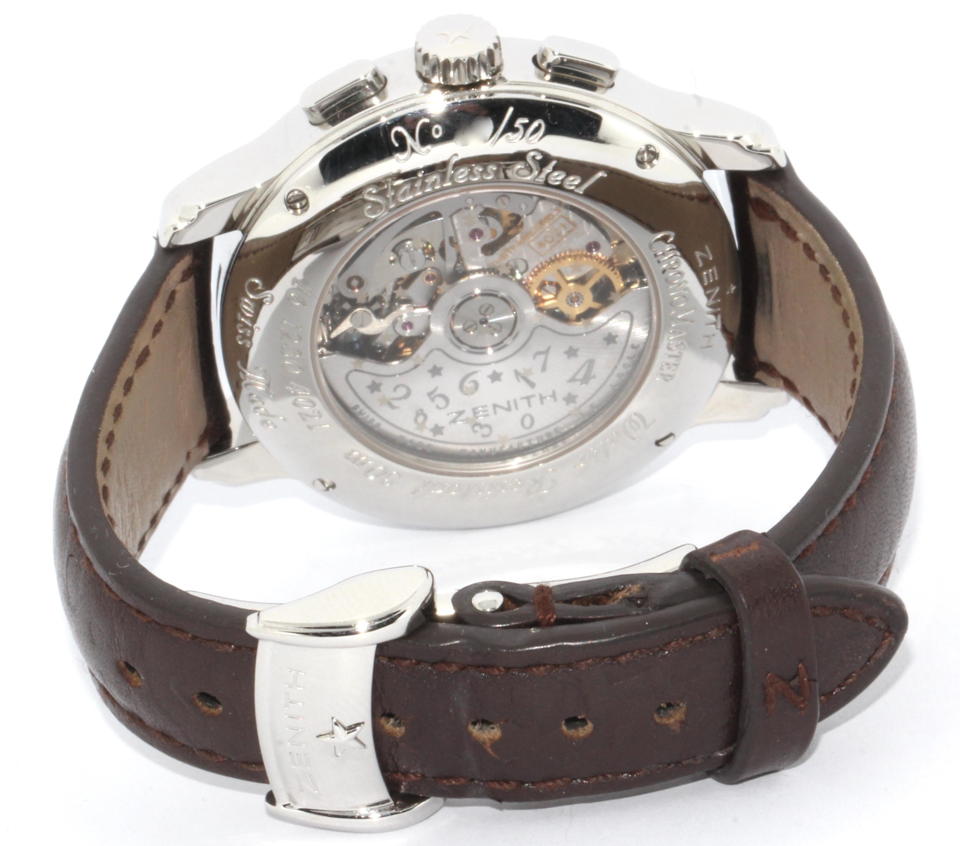 Zenith Chronomaster Star Open Love Limited Damenarmbanduhr mit Diamanten 4