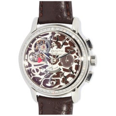 Zenith Montre-bracelet Chronomaster Star Open Love pour femme avec diamants, édition limitée