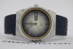 Zenith Defy 01-0060-345 38mm – Blue/Grey “Linen” Dial – Original Sharkskin Strap