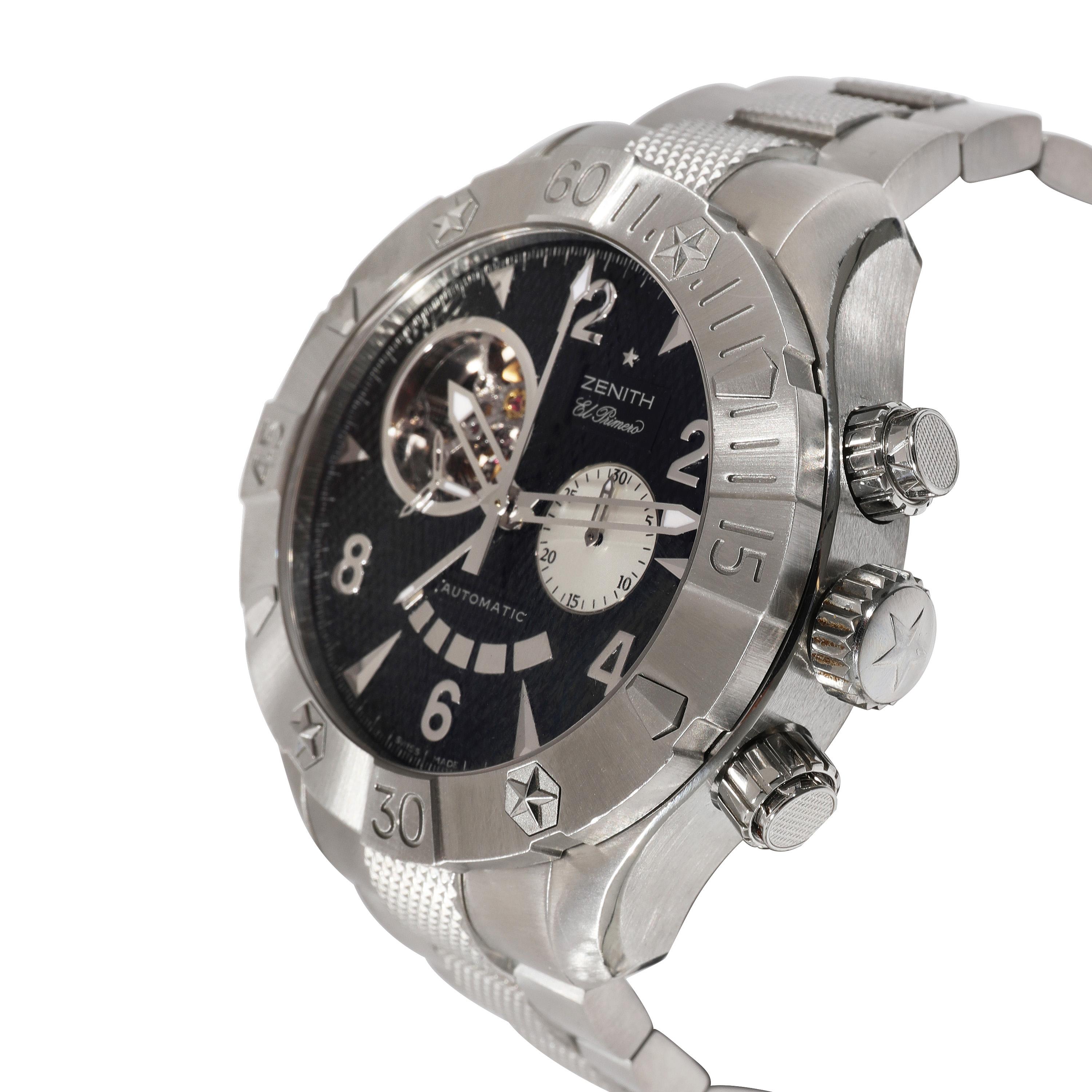 Zenith Defy Classic 03.0526.4021 pour hommes  Acier inoxydable Excellent état - En vente à New York, NY