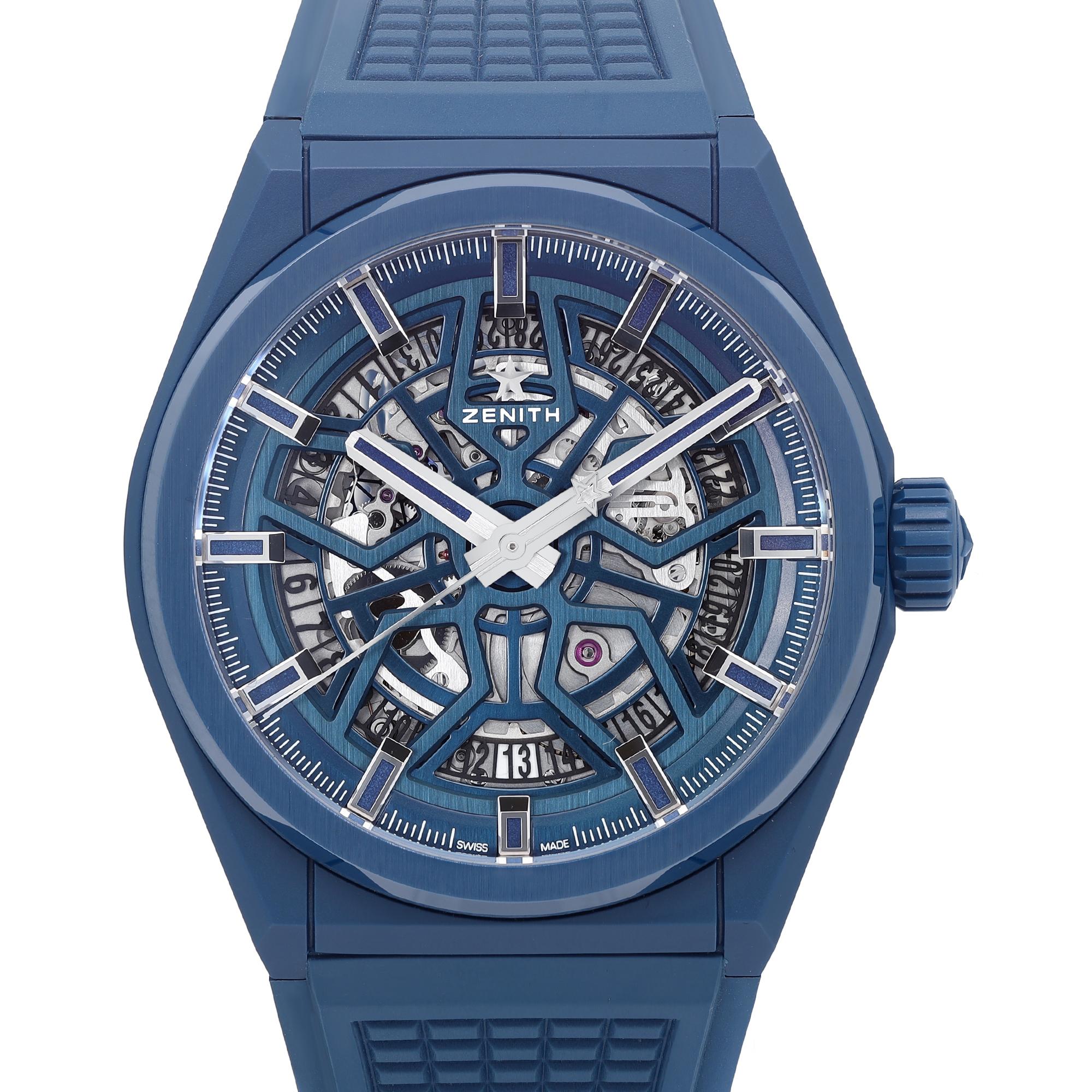 Store Display Model. Full set. Comes with an original box and paper. Covered by a 2-year Chronostore warranty.

Brand: Zenith  Type: Wristwatch  Department: Men  Model Number: 49.9003.670/51.R793  Country/Region of Manufacture: Switzerland  Style: