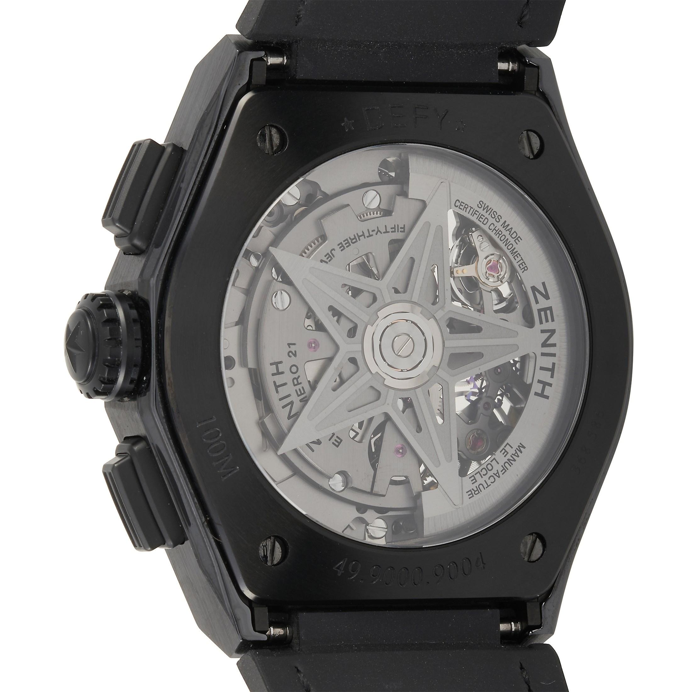 zenith defy black ceramic