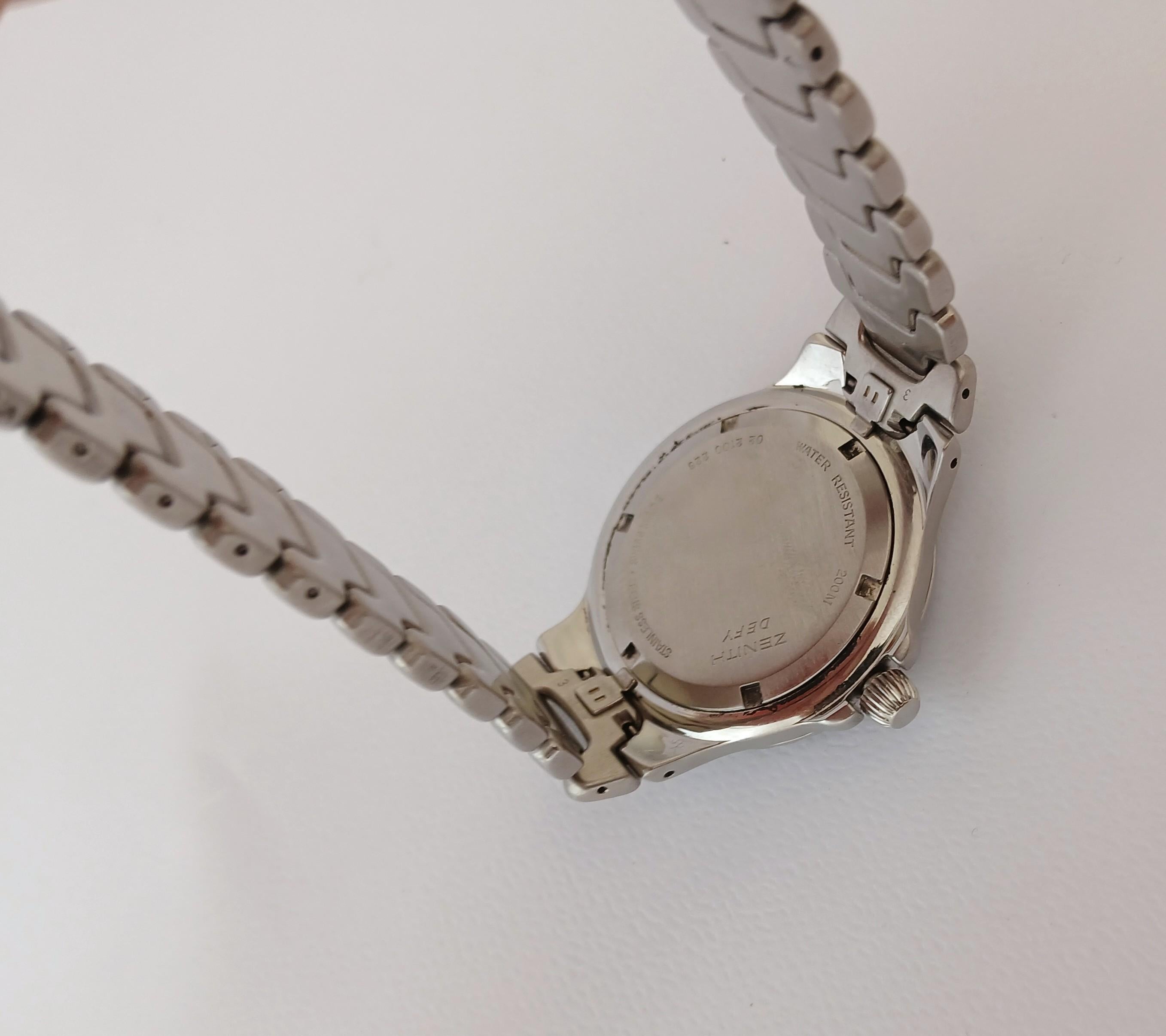 Zenith Defy Ref 02.2100. 225 Reloj de caballero de acero inoxidable de 38 mm en venta 3