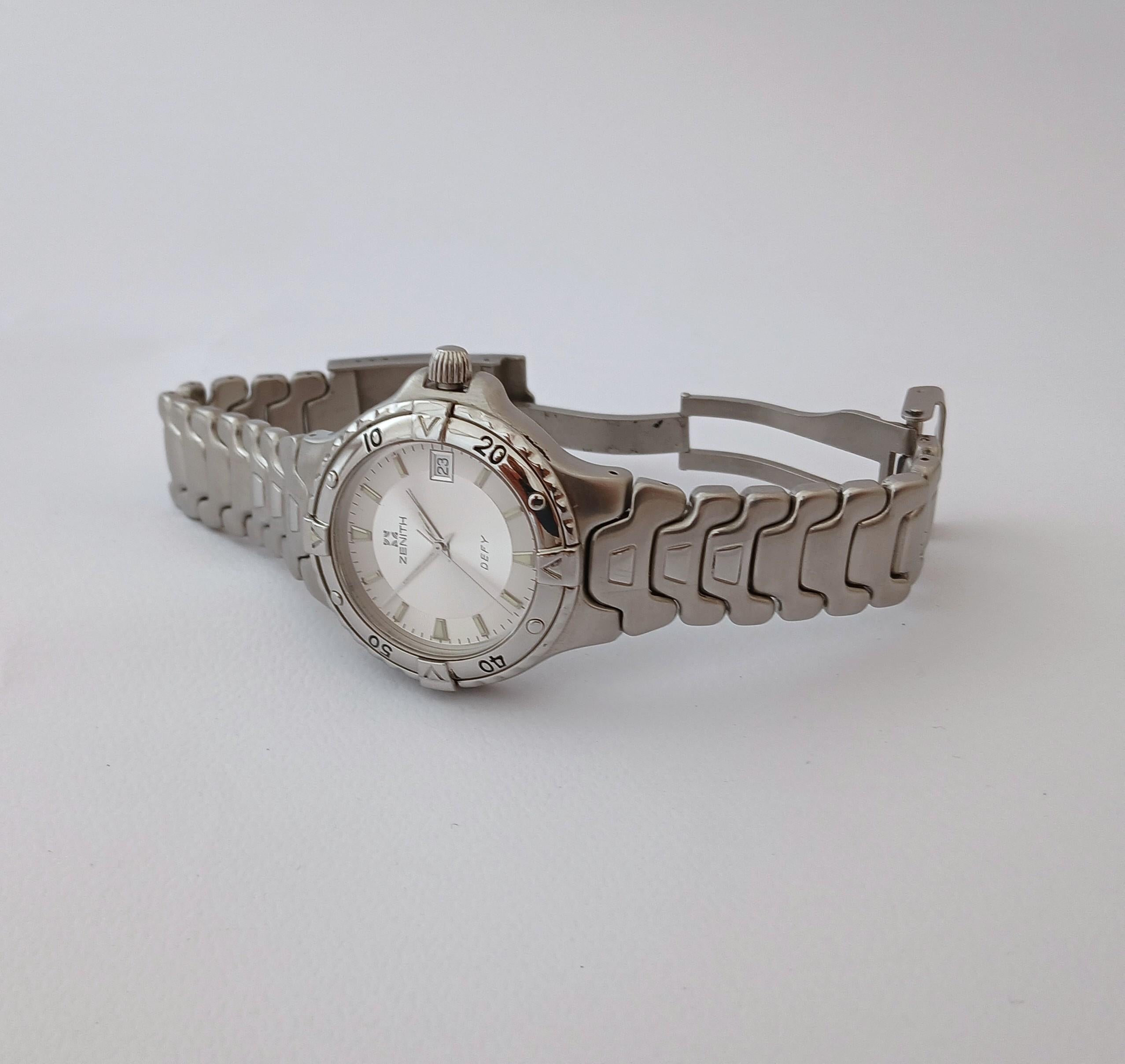 Zenith Defy Ref 02.2100. 225 Reloj de caballero de acero inoxidable de 38 mm en venta 4