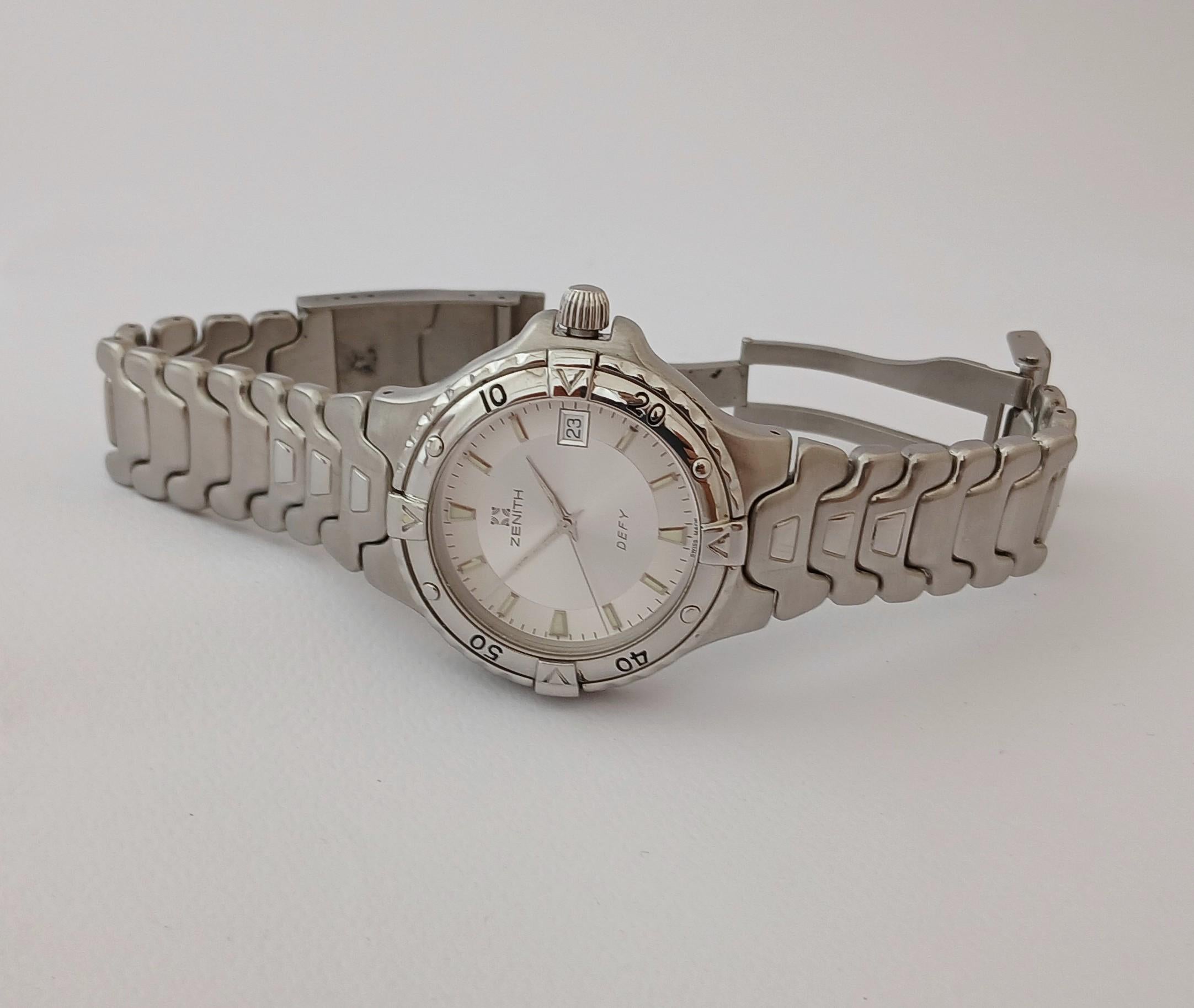 Zenith Defy Ref 02.2100. 225 Reloj de caballero de acero inoxidable de 38 mm en venta 5