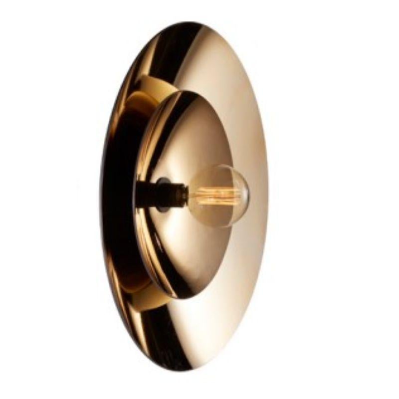 French Zénith Double Wall Light, Gold by Radar For Sale