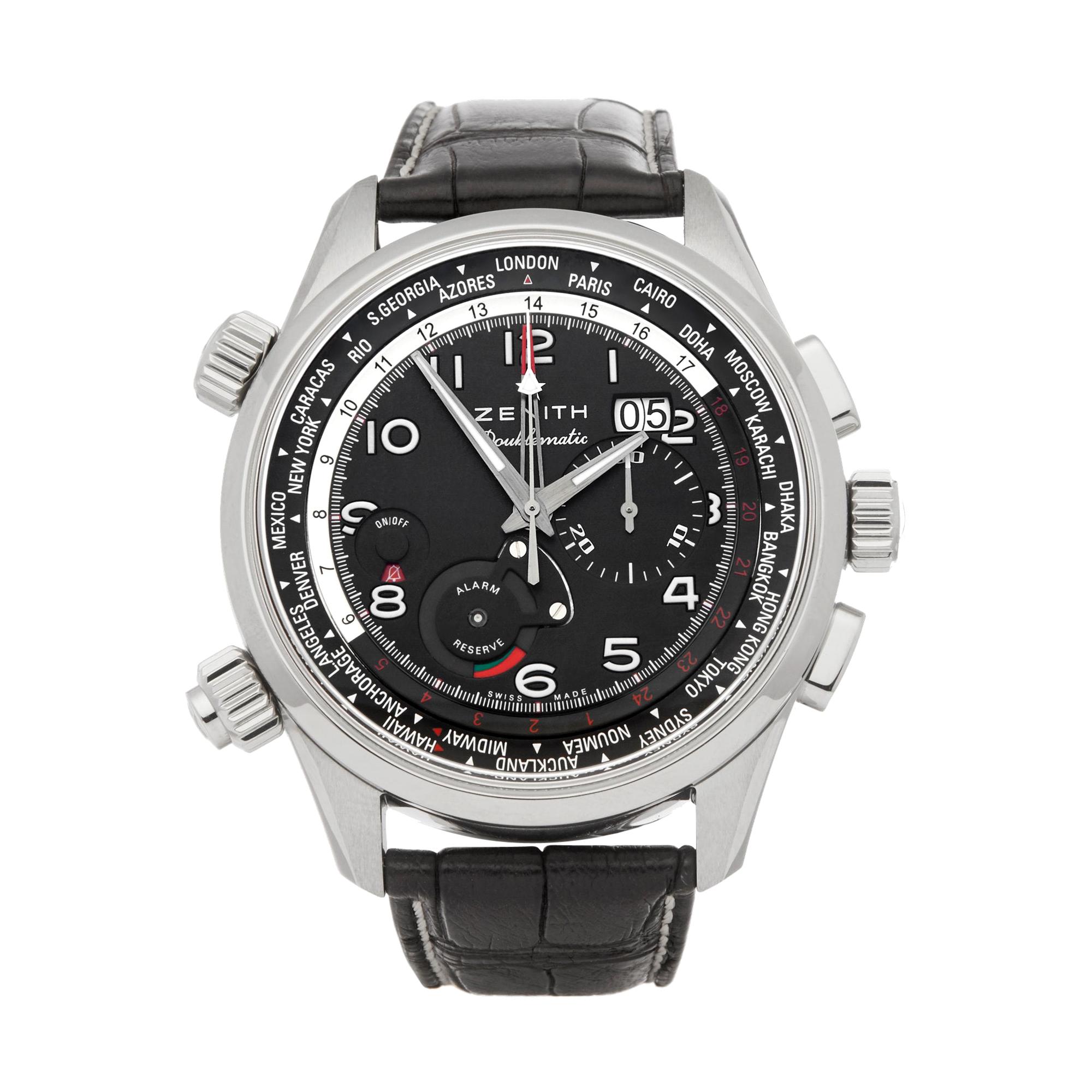 Zenith Doublematic Chronograph Stainless Steel 03.2400.4046/21.C721