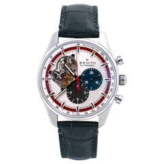 Used Zenith El Primero 03.2049.4061 Open Chronomaster with Box and Paper