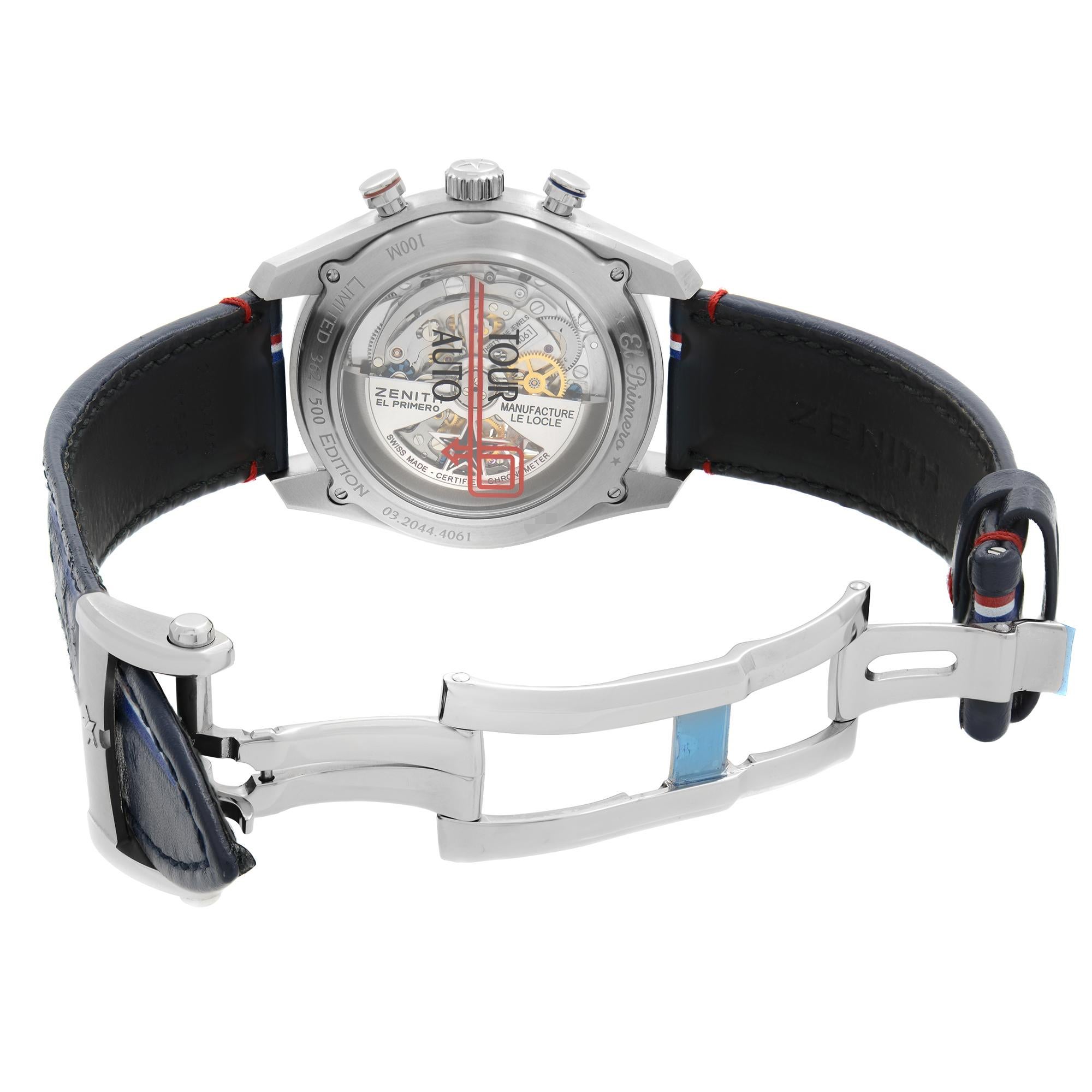 Men's Zenith El Primero 1969 Tour Auto Steel Gray Dial Mens Watch 03.2044.4061/01.C746
