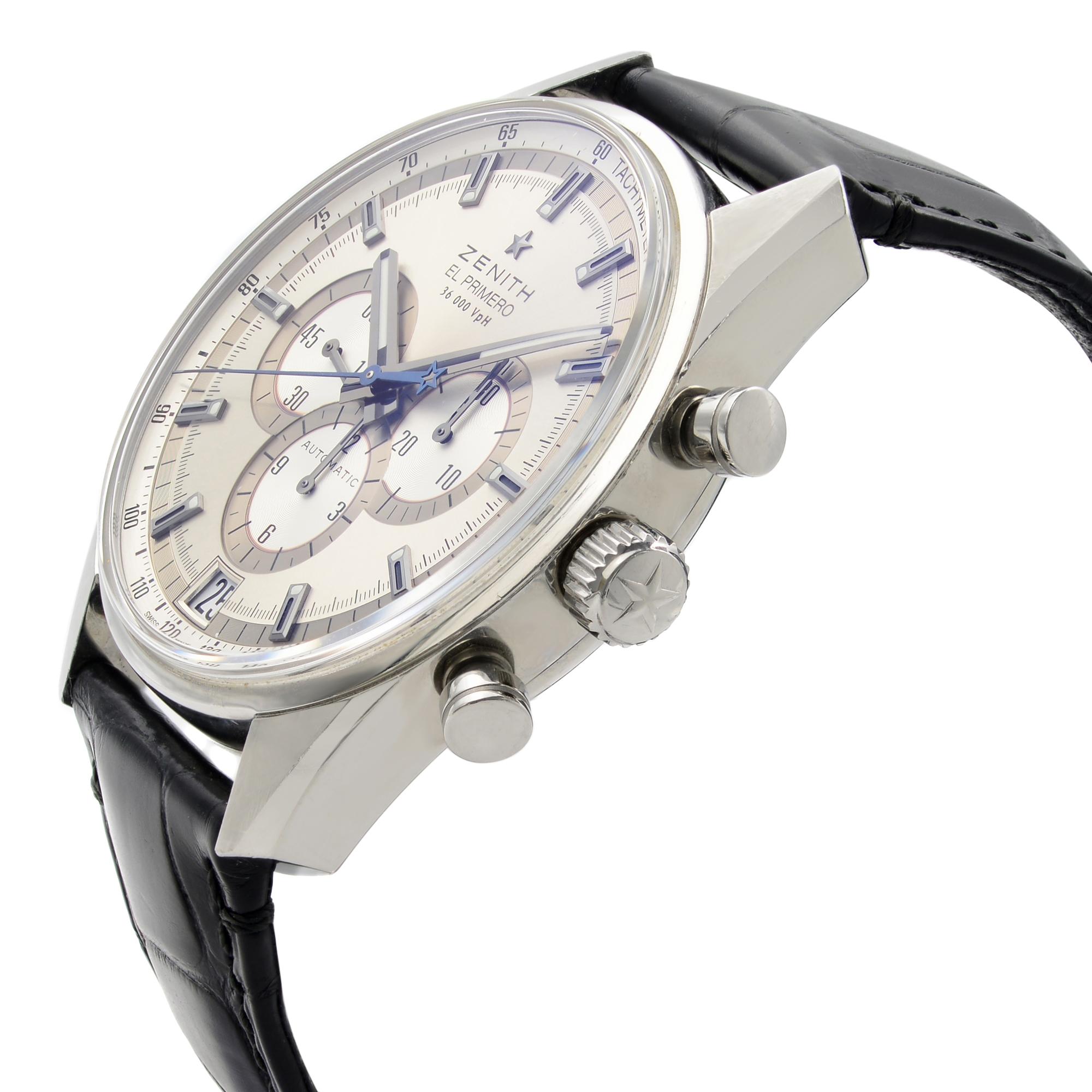 zenith el primero chronograph automatic men's watch