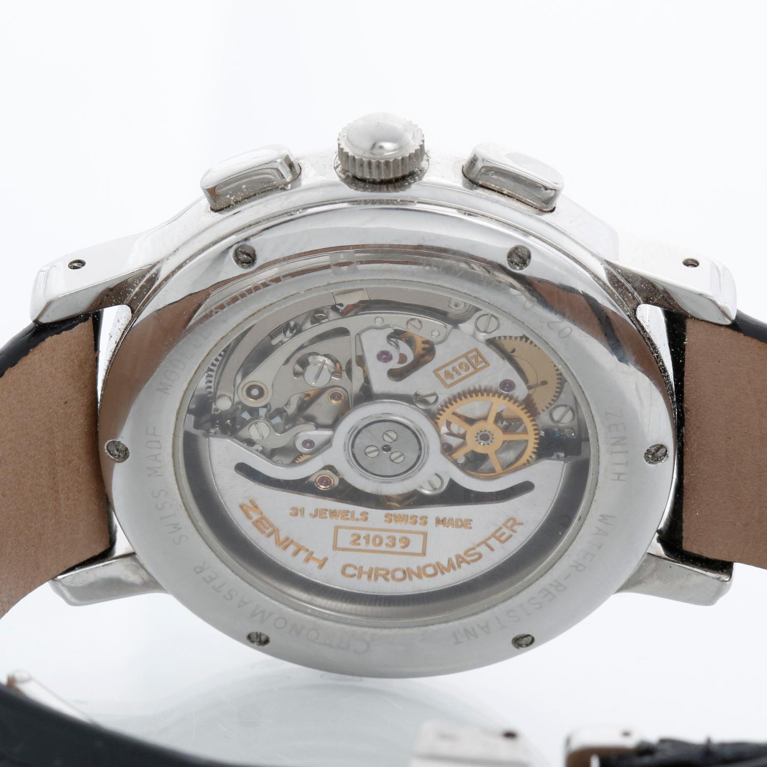 Zenith El Primero Chronomaster Herrenuhr aus Edelstahl 01.0240.410 im Angebot 1
