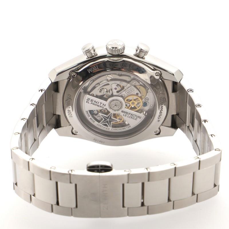 Zenith El Primero Chronomaster Open Power Reserve Automatic Watch StainlessSteel 1