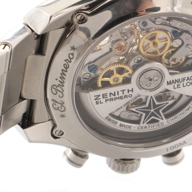 Zenith El Primero Chronomaster Open Power Reserve Automatic Watch StainlessSteel 4