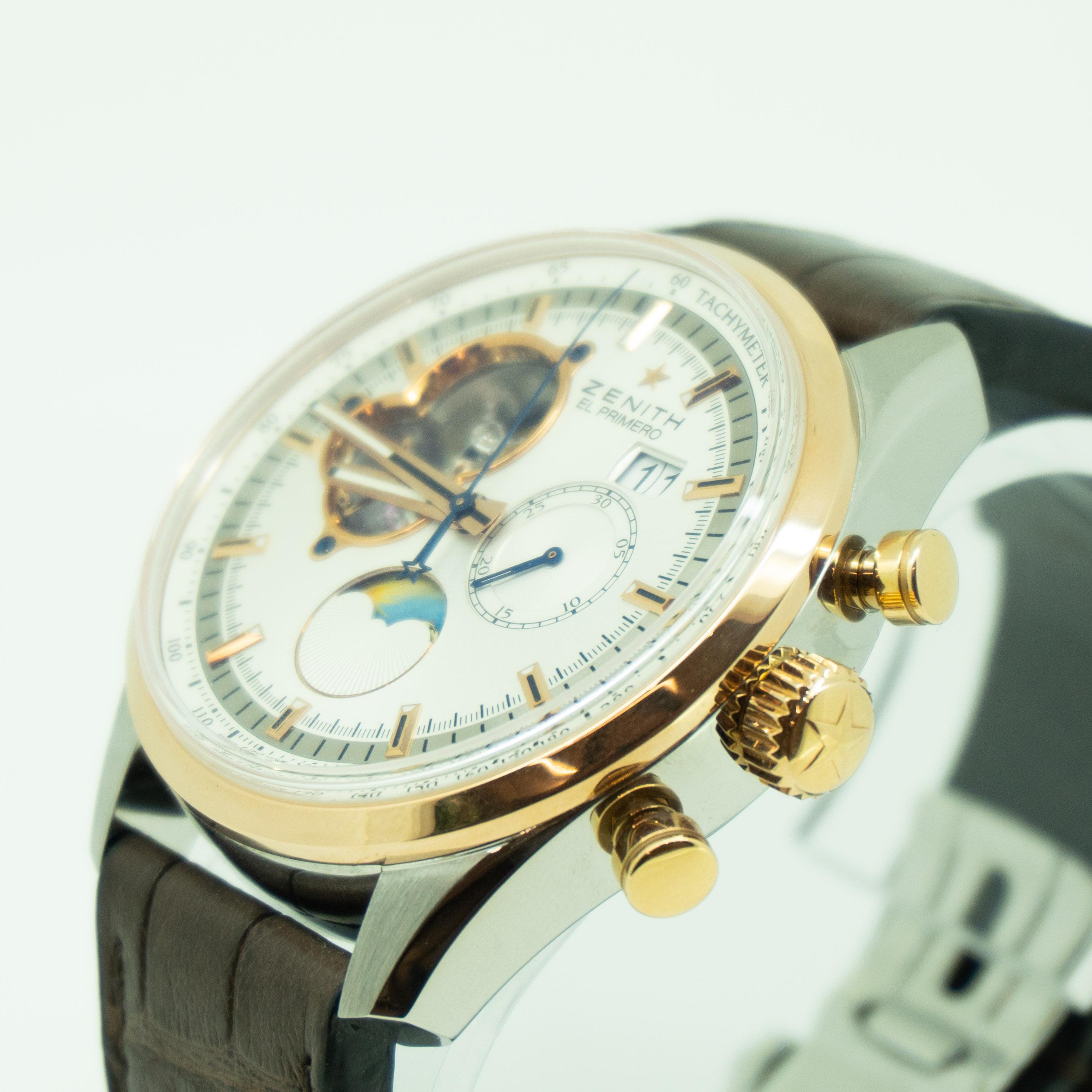 Zenith El Primero Chronomaster Power Reserve In Excellent Condition In Oyster Bay, NY