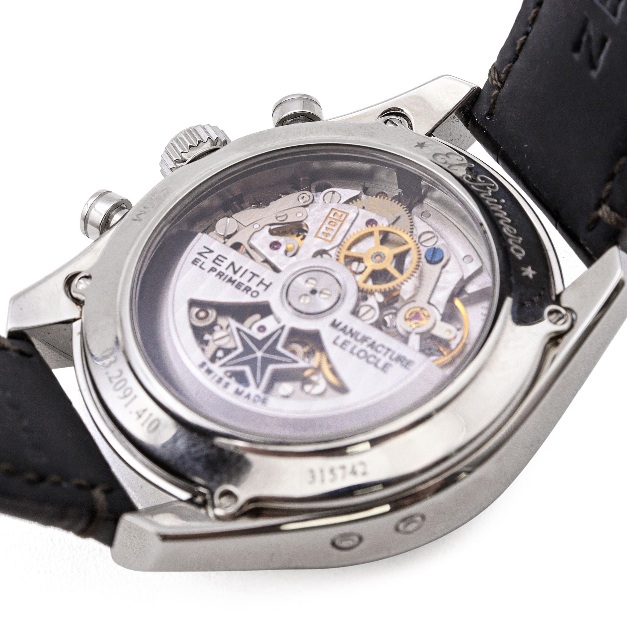 Zenith El Primero Mondphase Chronograph Automatik Herrenuhr Ref. 03.2091.410 im Angebot 2