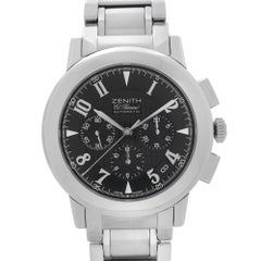 Zenith El Primero Port Royal V Steel Black Dial Watch 02.0451.400/22.M451
