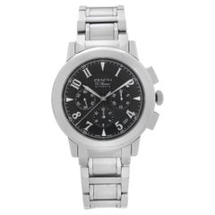 Zenith El Primero Port Royal V Steel Black Dial Watch 02.0451.400/22.M451