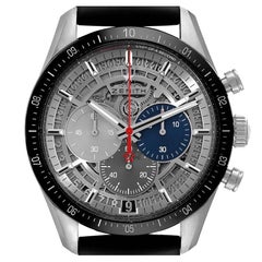 Zenith El Primero 42mm Stahl Skelett Zifferblatt Herrenuhr 95.3001.3600 Boxkarte