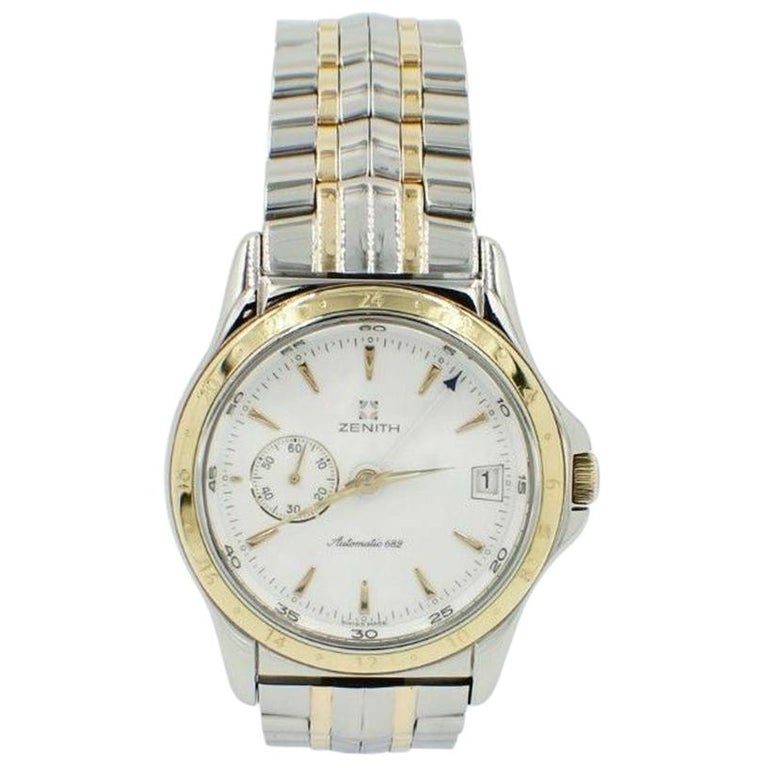 Zenith Elite Ref 53 0030 682 Oro giallo 18 carati e acciaio