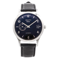 Zenith Elite Stainless Steel Skeleton Automatic Men’s Watch Ref. 01.0125.680