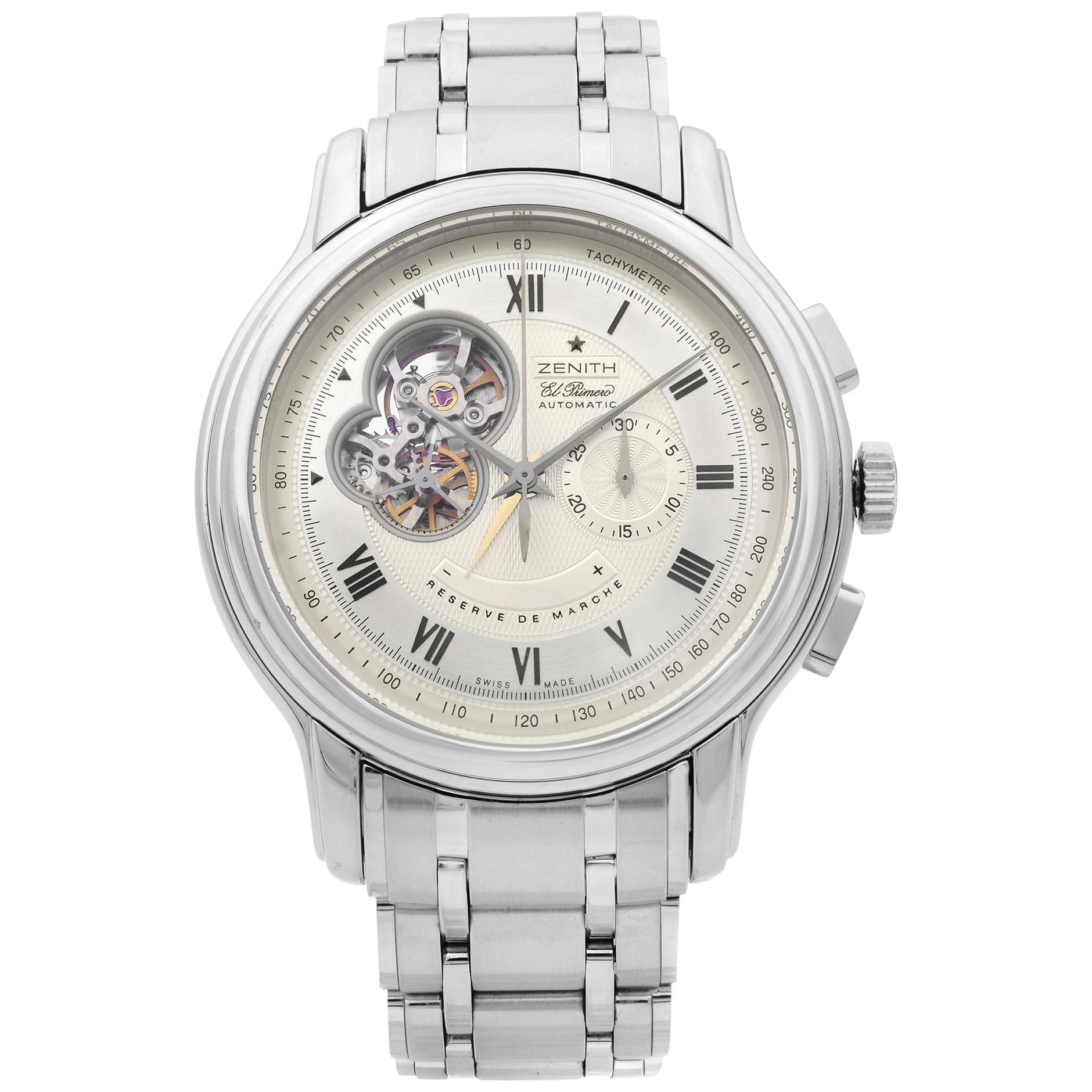 Zenith Grande Chronomaster El Primero Steel Silver Dial Men's Watch 03.1260.4021